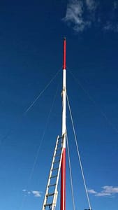 Pararrayo instalado perfectamente