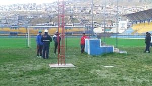 Instalacion de Pararrayos en ciudad